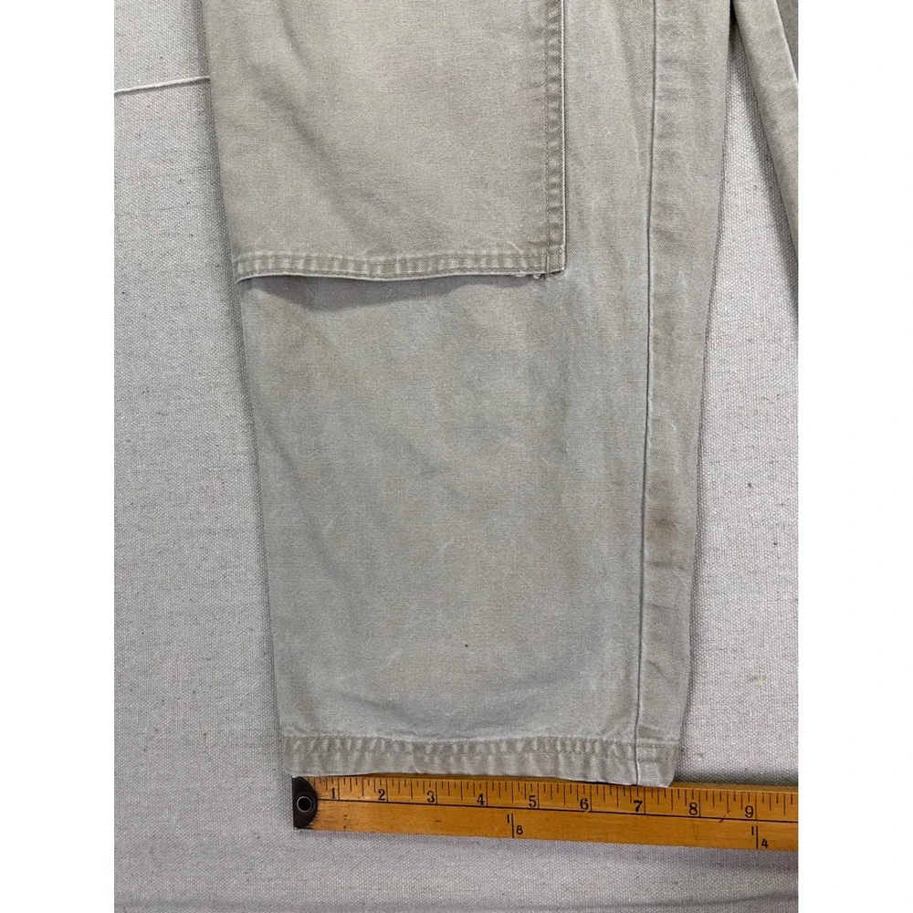 Vintage Patagonia Mens 34 Double Knee Stand Up Work Pants Khaki Canvas Trousers